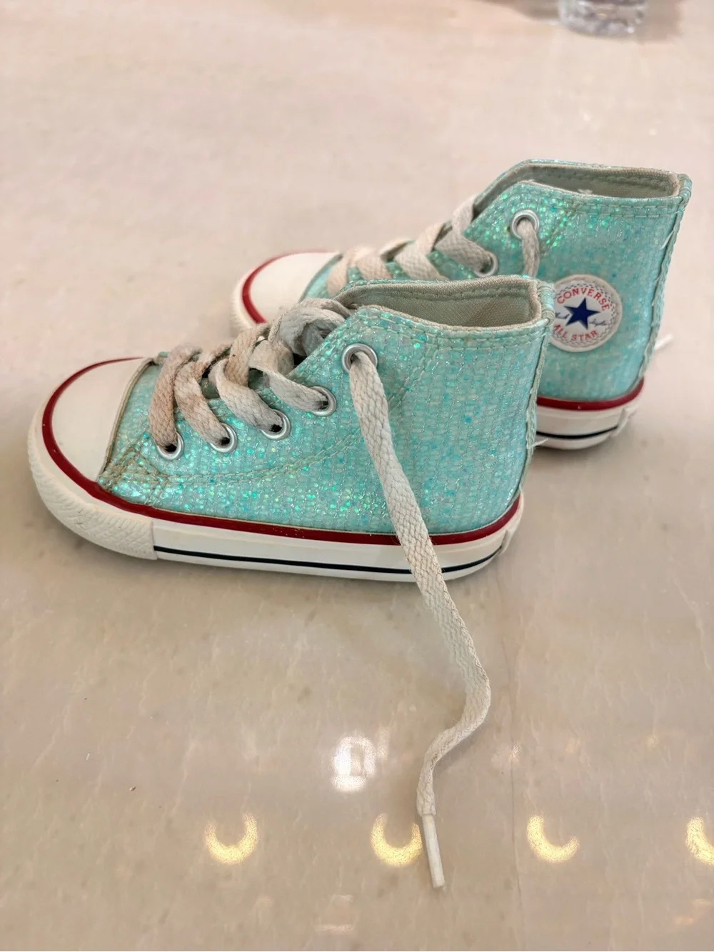 Converse Kids High-Top Sneakers in Sparkling Teal